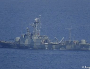 Φωτογραφίες: Η «stealth» ΤΠΚ (P29) Σταράκης οπλισμένη με RGM-84 Harpoon στη Μεγίστη!